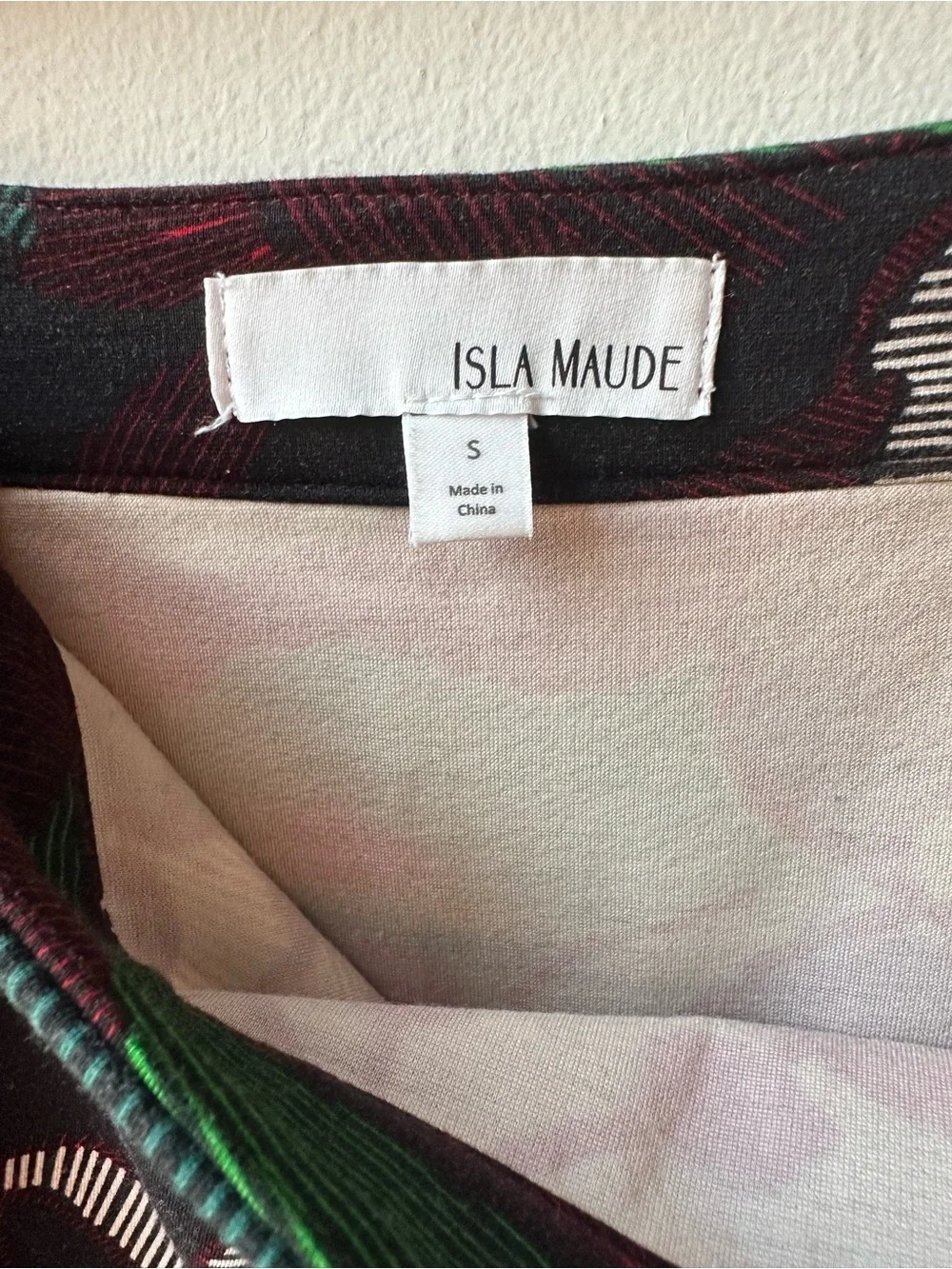 Anthropologie Isla Maude Women’s Skirt Size S Multicolor Cotton blend.